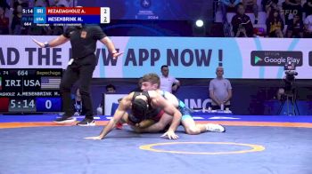 74 kg Repechage #2 - Ali Abbas, Iran vs Mitchell Mesenbrink, United States