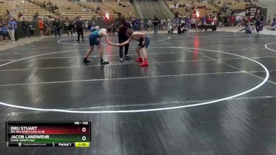 145 lbs Cons. Round 2 - Dru Stuart, Big Red Wrestling Club vs Jacob Landwehr, Stars Wrestling