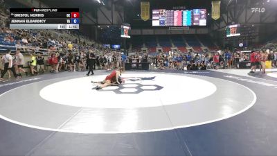 110 lbs Champ. Rd Of 64 - Bristol Norris, OK vs Jennah ElBardicy, VA