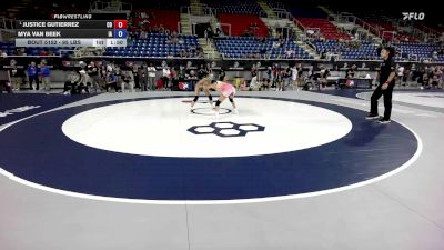 95 lbs Champ. Rd Of 64 - Justice Gutierrez, CO vs Mya Van Beek, IA