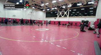 145 lbs Cons. Round 5 - Jasmine Mejia, Paloma Valley vs Olivia Infank, Eleanor Roosevelt