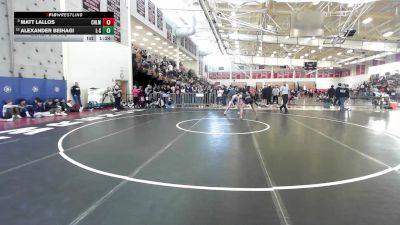 126 lbs Consi Of 8 #2 - Matt Lallos, Chelmsford vs Alexander Beihagi, Lincoln-Sudbury