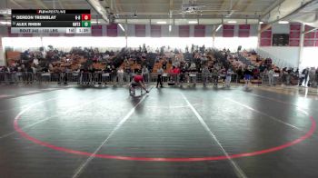 132 lbs Consi Of 8 #2 - Dereon Tremblay, New Bedford vs Alex Rhein, Newton South