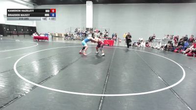 285 lbs Kameron Hazelett, Team Indiana Gold vs Braeden Maxey, Minnesota Blue
