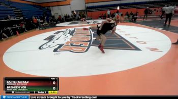 125 lbs Cons. Round 2 - Carter Schulz, Wisconsin-Eau Claire vs Brenden Yob, Heidelberg University