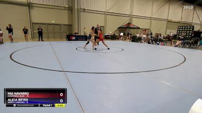 100 lbs Round 2 (6 Team) - Mia Navarro, California Blue vs Alicia Reyes, North Carolina