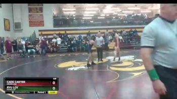 138 lbs Semifinal - Cade Carter, Enumclaw vs Ryu Loy, Puyallup