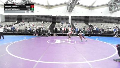 122-H lbs Consi Of 16 #1 - Hassan Shawkat, RedNose Wrestling School vs Kahleef Leonard, Plymouth Whitemarsh
