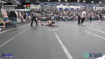 131 lbs Rr Rnd 2 - Cole Blankenship, Mustang Bronco Wrestling Club vs Titus Mcguire, Blaine County Grapplers