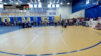 106 lbs Cons. Round 4 - Greyson McDonald, St John Neumann vs Daren Dejesus, Camden County Outsiders