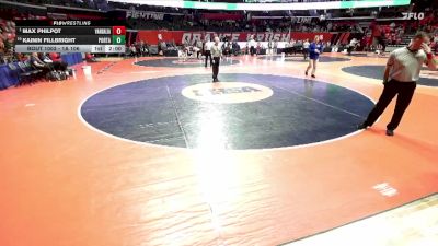 1A 113 lbs Champ. Round 1 - Max Philpot, Vandalia vs Kainin Fillbright, Petersburg (PORTA)