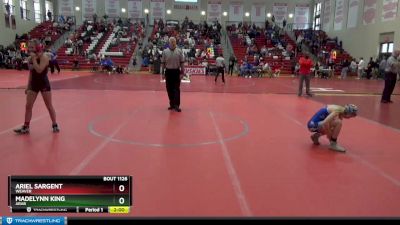 107 lbs Round 4 - Ariel Sargent, Weaver vs Madelynn King, Arab