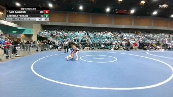 115 lbs Cons. Round 4 - Kaia Calhoun, Kelseyville vs Gabriela Perkins, Moapa Valley