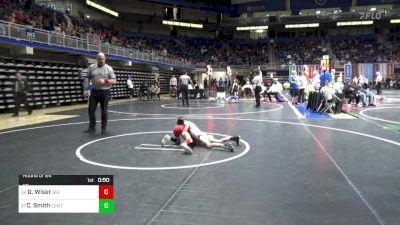 55 lbs Round Of 64 - Dawson Wiser, Big Spring vs Colvin Smith, Central