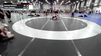 138 lbs Rr Rnd 2 - Brayden Manning, Indiana Outlaws Orange vs Chris Campbell, Attrition Wrestling Scar