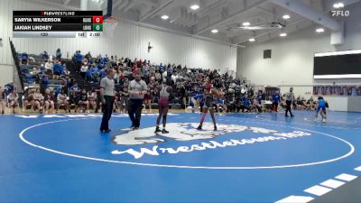 120 lbs 2nd Wrestleback (8 Team) - Saryia Wilkerson, Oak Grove High School vs Jakiah Lindsey, Long Beach