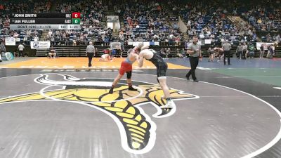 1 - 175 lbs Semifinal - Ian Fuller, Eastside vs John Smith, Giles High School