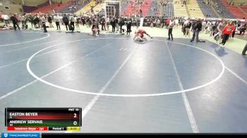 159-170 lbs Round 2 - Easton Beyer, IA vs Andrew Servais, WI