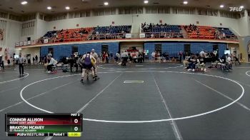 150 lbs Quarterfinal - Connor Allison, Mount Saint Joseph vs Braxton McAvey, St. Frances Academy