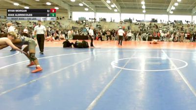 138 lbs Consi Of 32 #1 - Ryan Morgan, NJ vs Juan Albrincoles, CT