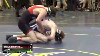 126 lbs Consolation Bracket - Trevor Sponseller, Brecksville-Broadview Heights, OH vs Cole Hill, Hudson, OH