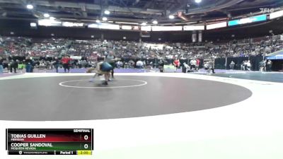 106 lbs Semifinal - Tobias Guillen, Meridian vs Cooper Sandoval, McQueen Nevada