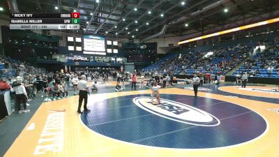 140 lbs Quarterfinal - Ricky Ivy, Urbana (H.S.) vs Isabella Miller, Oak Park (O.P.-River Forest)