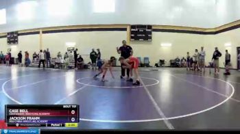 100 lbs Quarterfinal - Case Bell, Contenders Wrestling Academy vs Jackson Frahm, Red Cobra Wrestling Academy