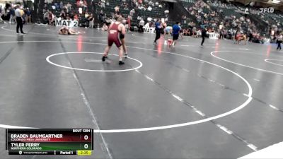 197 lbs Cons. Round 3 - Braden Baumgartner, Colorado Mesa University vs Tyler Perry, Northern Colorado