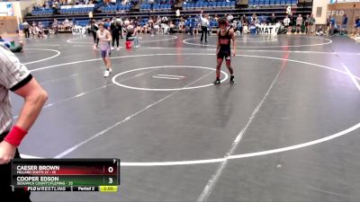 113 lbs Round 3 - Cooper Edson, Sedgwick County/Fleming vs Caeser Brown, Millard South JV