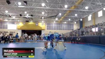 190 lbs 5th Place Match - Bradley Spicer, Vancleave High School vs Riley Sund, Ocean Springs, MS