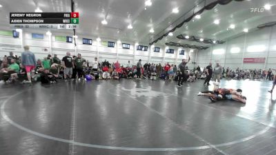 139 lbs Quarterfinal - Jeremy Negron, Freakztyle Wrestling - HS vs Aiden Thompson, Wrecking Crew - HS