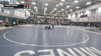 133 lbs Cons. Round 2 - Isaiah Miller, Cal Poly Humboldt vs Hunter Jacobsen, Chadron State