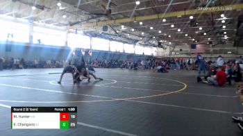 90 lbs Round 2 (6 Team) - Madlyn Hunter, Wisconsin Black vs Elle Changaris, Swag Girls