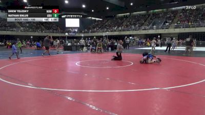 100 lbs Quarterfinal - Drew Telesky, Norwich vs Nathan Enlus, Asbury Park