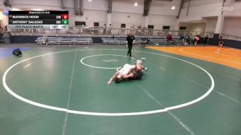 75 lbs 5th Place Match - Anthony Salazar, Spartan Mat Club vs Maverick Hood, 512 Outlaw Wrestling