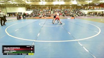 174 lbs Champ. Round 2 - Dillon Fitzpatrick, Grand View (Iowa) vs Jokiah Sewell, Missouri Valley