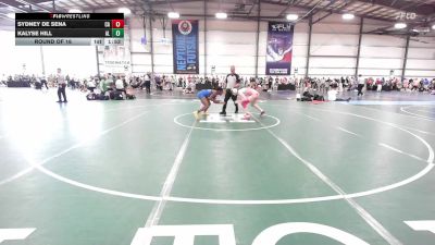 126 lbs Round Of 16 - Sydney De Sena, CA vs Kalyse Hill, AL