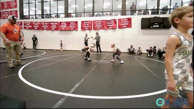 49 lbs Quarterfinal - Karter Cox, Blanchard Wrestling Club vs Wyatt Noel, Cowboy Wrestling Club