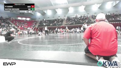 76 lbs Semifinal - Ty Burns, Morrison Takedown Club vs Daxton Deckard, Raw Wrestling Club