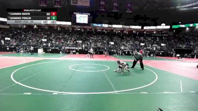 65 lbs Cons. Round 4 - Dominic Frelin, JRP1 vs Carmen White, BKV1