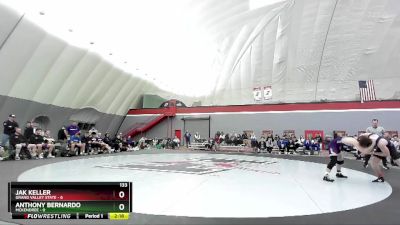 133 lbs Finals (2 Team) - Jak Keller, Grand Valley State vs Anthony Bernardo, McKendree