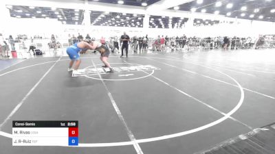 285 lbs Consolation - Michael Rivas, LEGACY Wrestling Club CA vs Juan Reyes-Ruiz, Top Notch WC