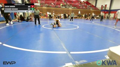 70 lbs Rr Rnd 5 - Knox Greer, Salina Wrestling Club vs Conner Woods, Salina Wrestling Club