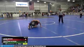 138 lbs Quarterfinal - Sebastian Alcocer, Westfield vs Jakob Brown, Grassfield