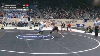 190 lbs 1st Place Match - Carson Herbst, Madison Central vs Lucas Ricketts, Union County