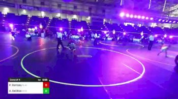 73 lbs Consi Of 4 - Parker Ramsey, Black Fox Wr Ac vs Anselmo DeOllos, Nebraska Elite