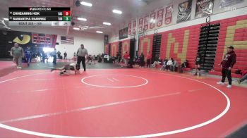 100 lbs Cons. Round 2 - Samantha Ramirez, Torrance vs Chheaning Hok, Bassett