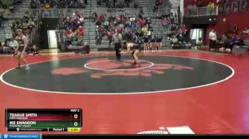 160 lbs Semifinal - Teague Smith, Fort Madison vs Ike Swanson, Pleasant Valley