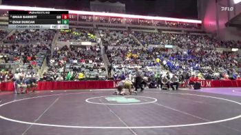 157 lbs Champ. Round 1 - Brian Barrett, Garrett High School vs Evan Duncan, Winchester